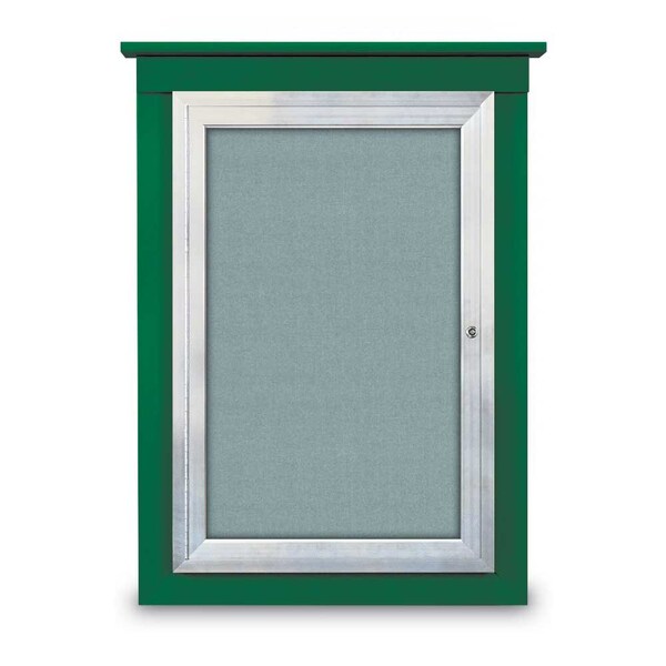 Sliding Glass Enclosed Letterboard, 96"x4